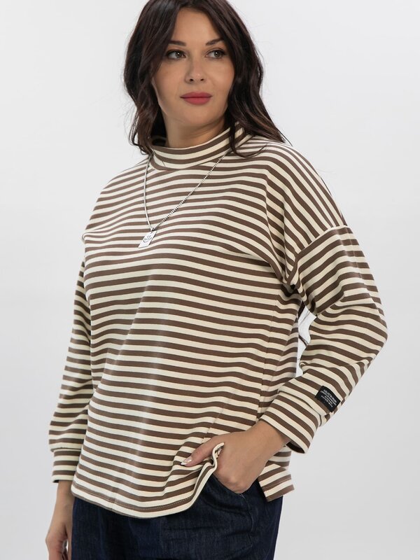 LT Collection Блуза 609836 Б16383-20М Коричневый
