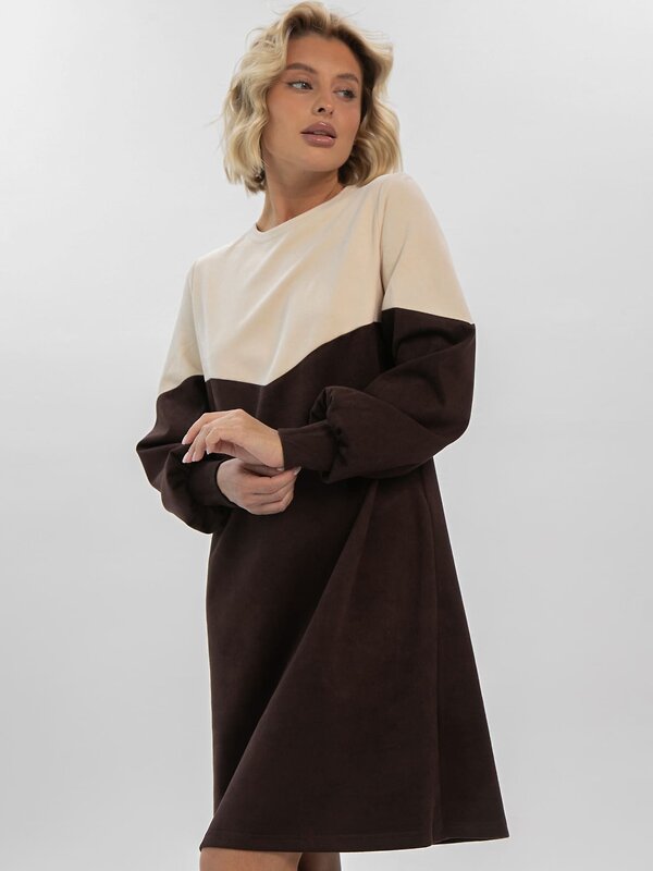 LT Collection Платье 609842 П16404-1М Коричневый