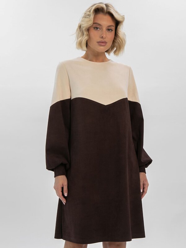 LT Collection Платье 609842 П16404-1М Коричневый