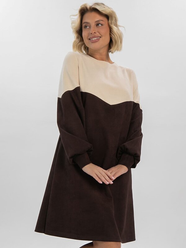 LT Collection Платье 609842 П16404-1М Коричневый