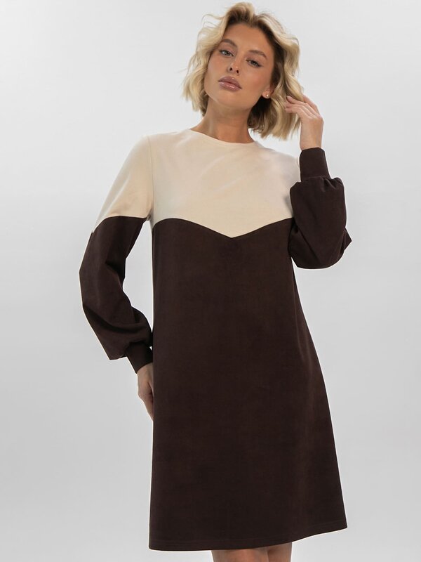 LT Collection Платье 609842 П16404-1М Коричневый