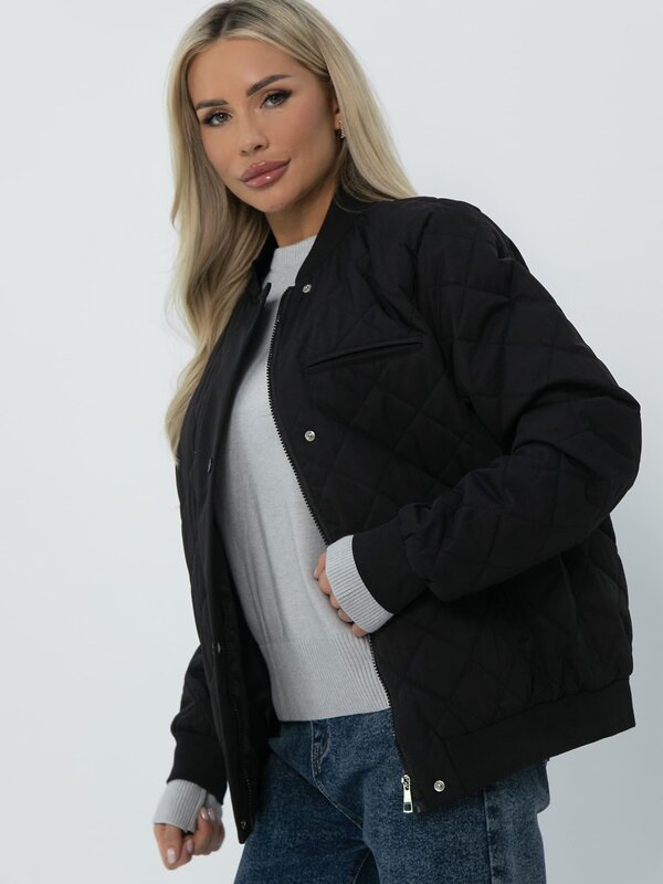 LT Collection Бомбер 609851 Б16442-18М Черный