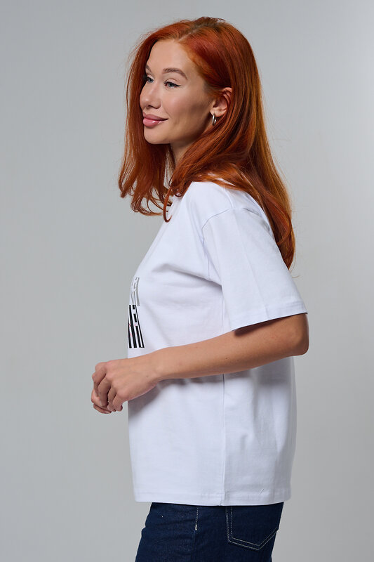 Натали Футболка 609936 8580 белая+королевна
