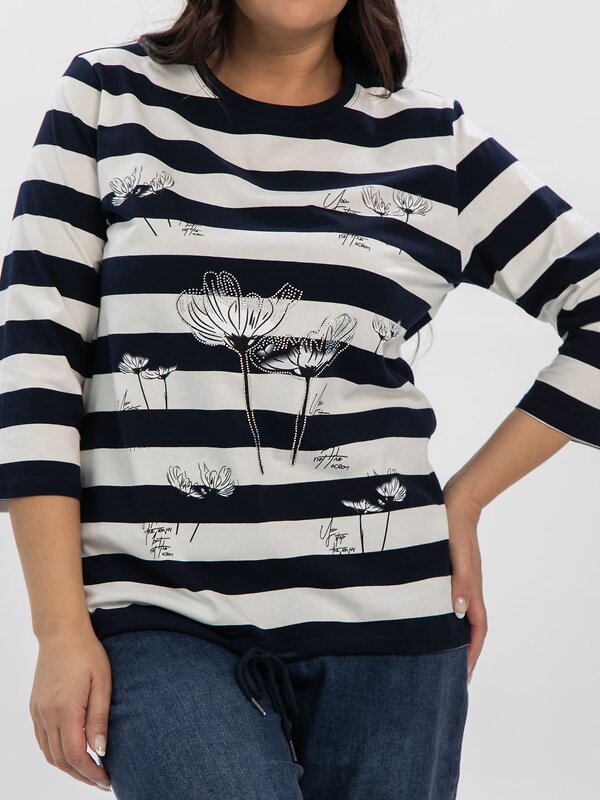 LT Collection Блуза 610275 Б16384-20М Темно-синий