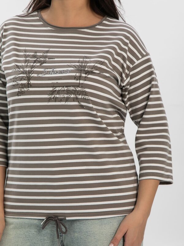 LT Collection Блуза 610276 Б16386-20М Коричневый