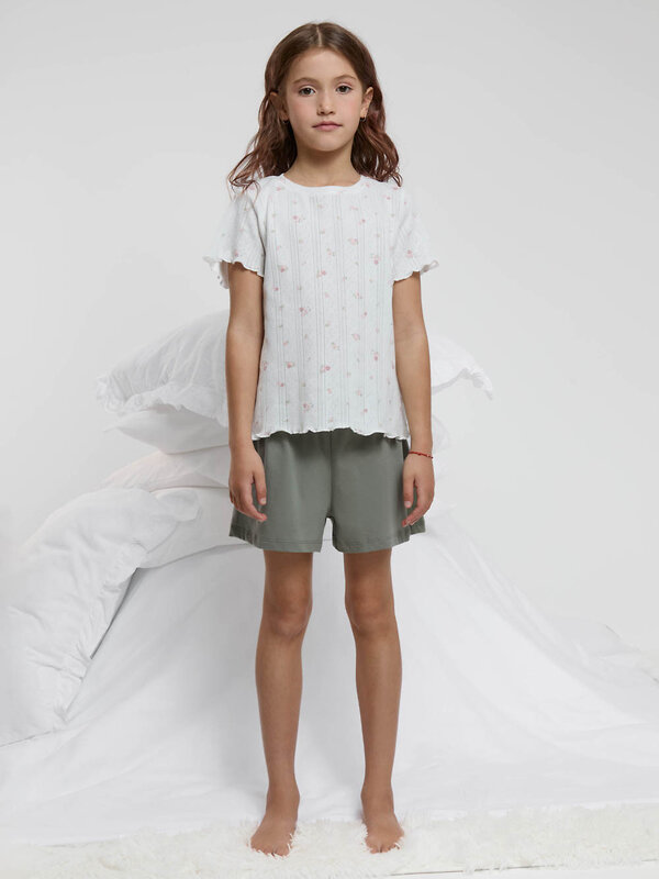CROCKID Пижама 610328 МП 1688 молочный Н068_4, хаки 6206