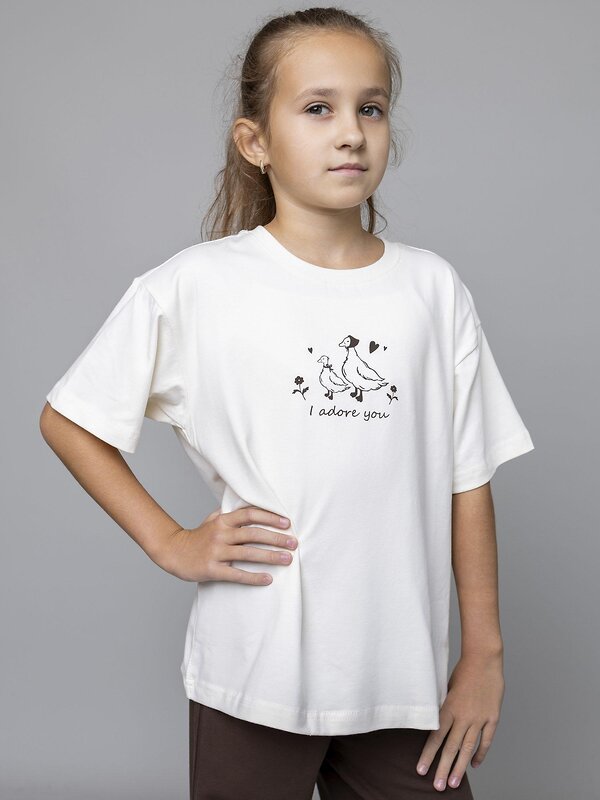 BATIK Футболка 610557 001_ОС26 Молочный