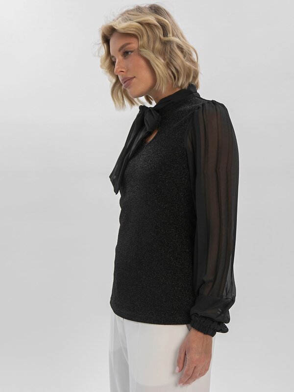LT Collection Блуза 611043 Б16410-1М Черный