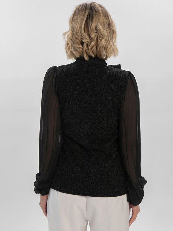 LT Collection Блуза 611043 Б16410-1М Черный