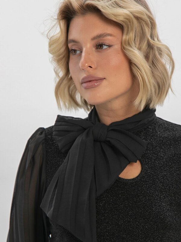 LT Collection Блуза 611043 Б16410-1М Черный