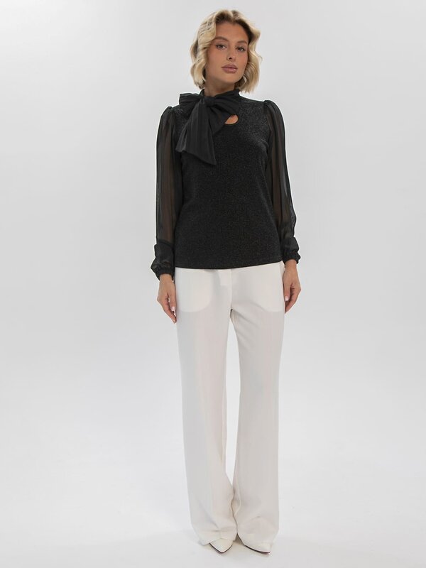LT Collection Блуза 611043 Б16410-1М Черный