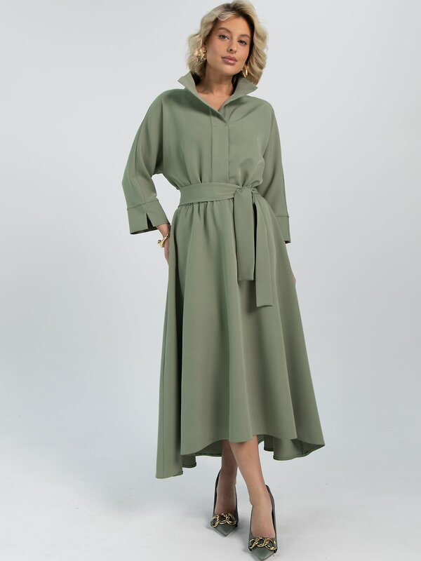 LT Collection Платье 611044 П16423-16М Хаки