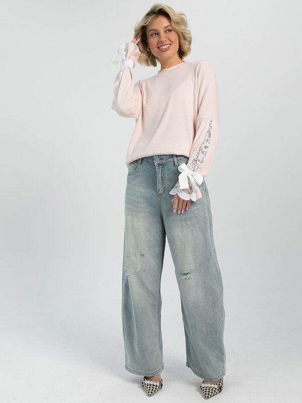 LT Collection Джемпер 611048 Б16449-1М Розовый