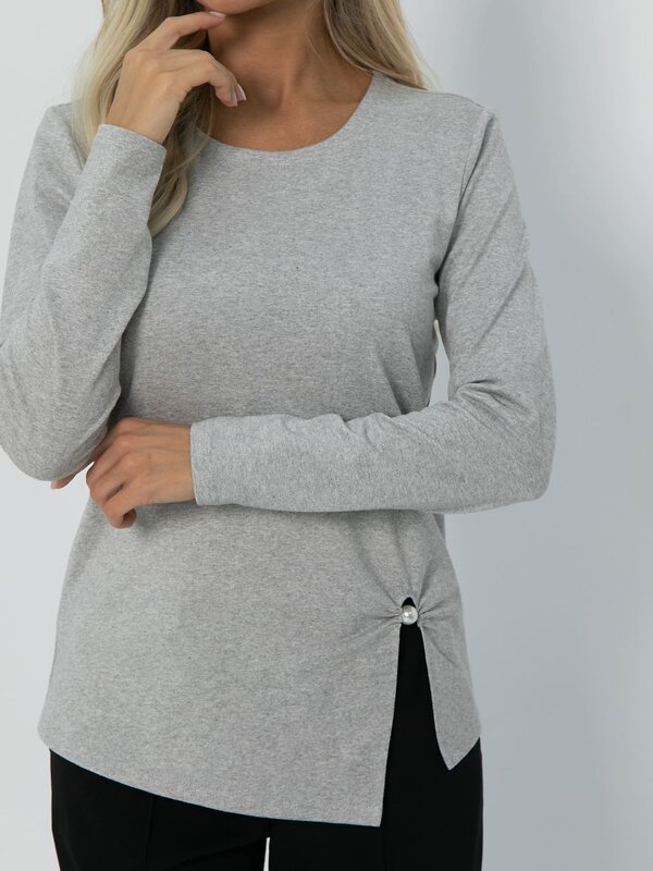 LT Collection Лонгслив 611238 Б16415-50М Серый