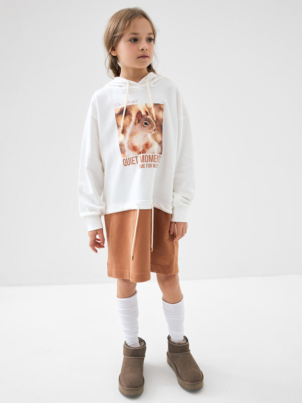 PLAYTODAY Платье 611386 32621419 молочный,охра