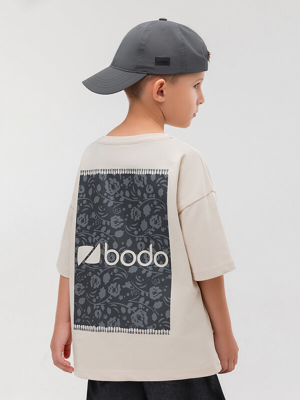 Bodo Футболка 611496 4-460MU экрю (темно-серый)