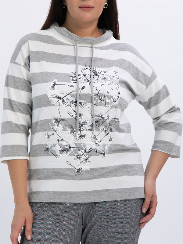 LT Collection Блуза 611510 Б16454-20М Серый