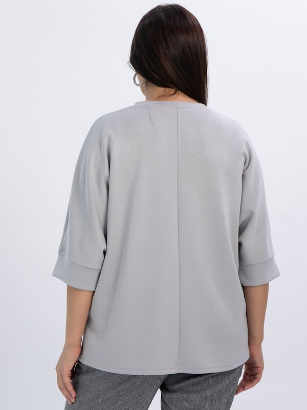 LT Collection Блуза 611515 Б16462-5М Серый