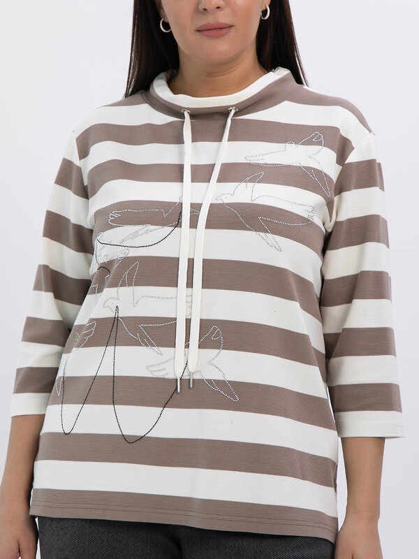 LT Collection Блуза 611520 Б16473-20М Коричневый