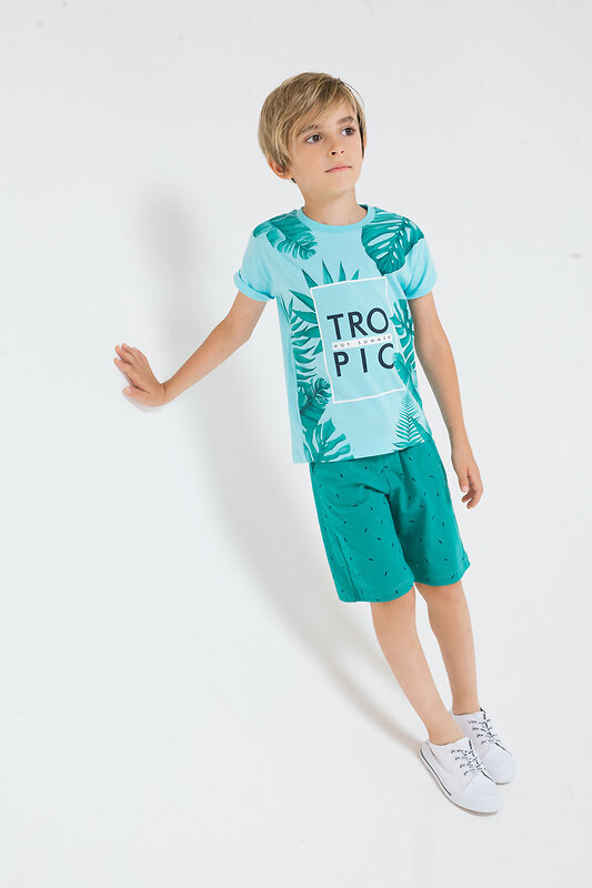 CROCKID Футболка 97096 КР 300434 бирюзовый