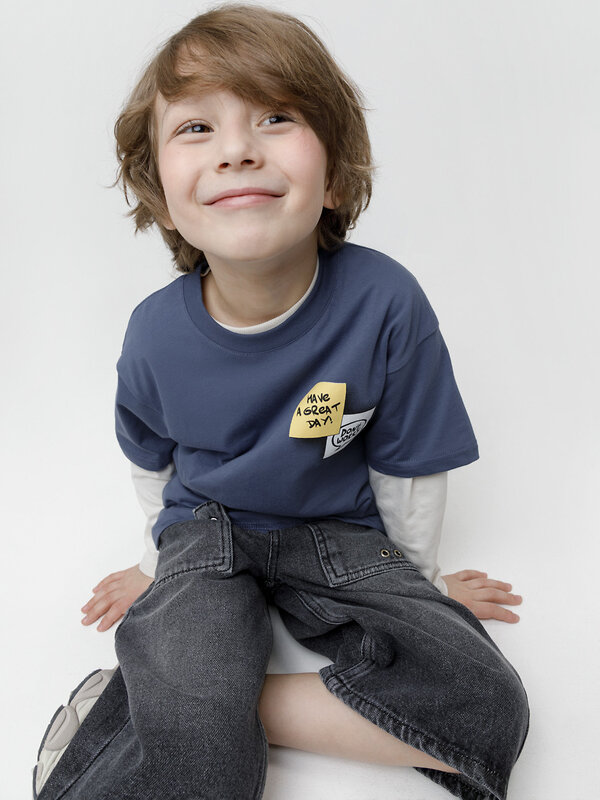 CROCKID Футболка 611920 МП 302889 синий 3929 (заметки)