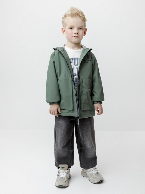 CROCKID Ветровка 611978 ВК 30160/1 Ал (98-128) темно-зеленый