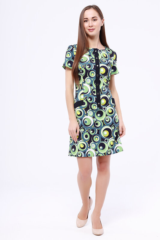 VISERDI Платье 97183 4305-зкр 450950 Зеленый