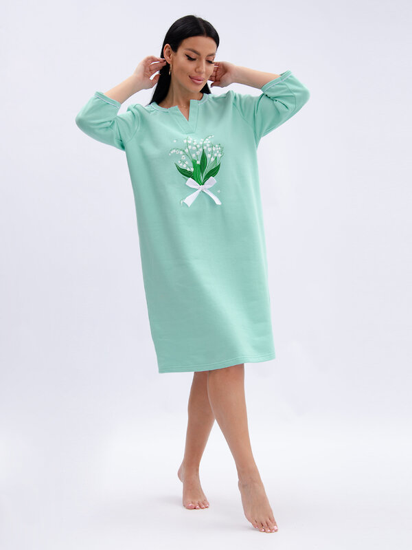 Malina Сорочка 612388 1847 бирюзовый
