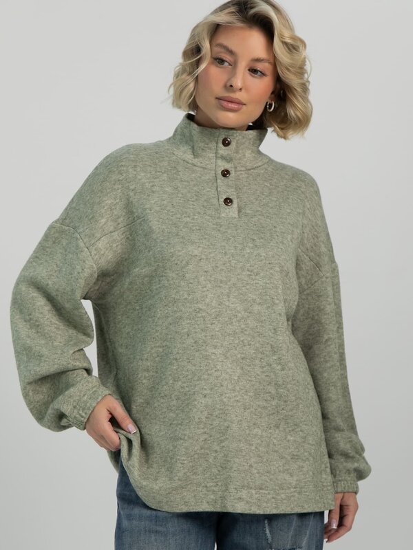 LT Collection Джемпер 612640 Б16329-1М Оливковый