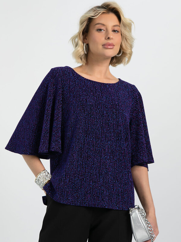 LT Collection Блуза 612641 Б16486-13М Синий