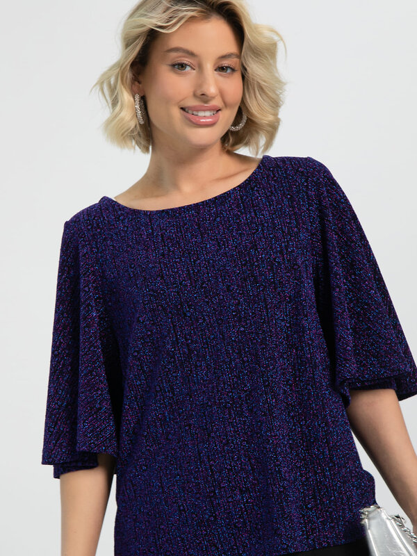 LT Collection Блуза 612641 Б16486-13М Синий