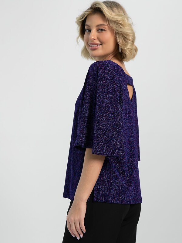 LT Collection Блуза 612641 Б16486-13М Синий