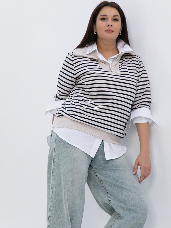 LT Collection Блуза 612642 Б16483-20М Бежевый