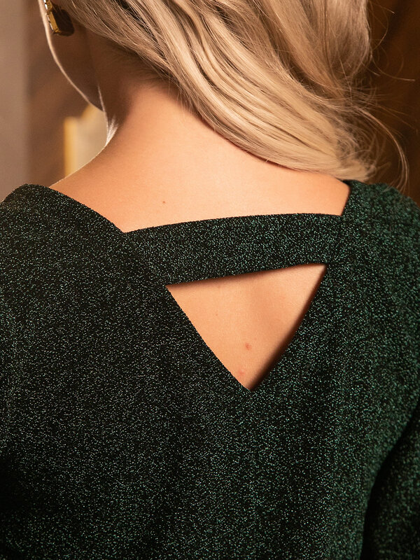 LT Collection Блуза 612645 Б16492-1М Зеленый