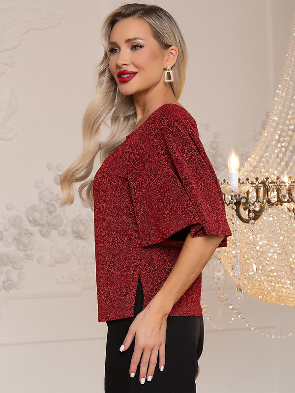 LT Collection Блуза 612647 Б16491-1М Красный