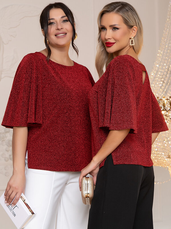 LT Collection Блуза 612647 Б16491-1М Красный