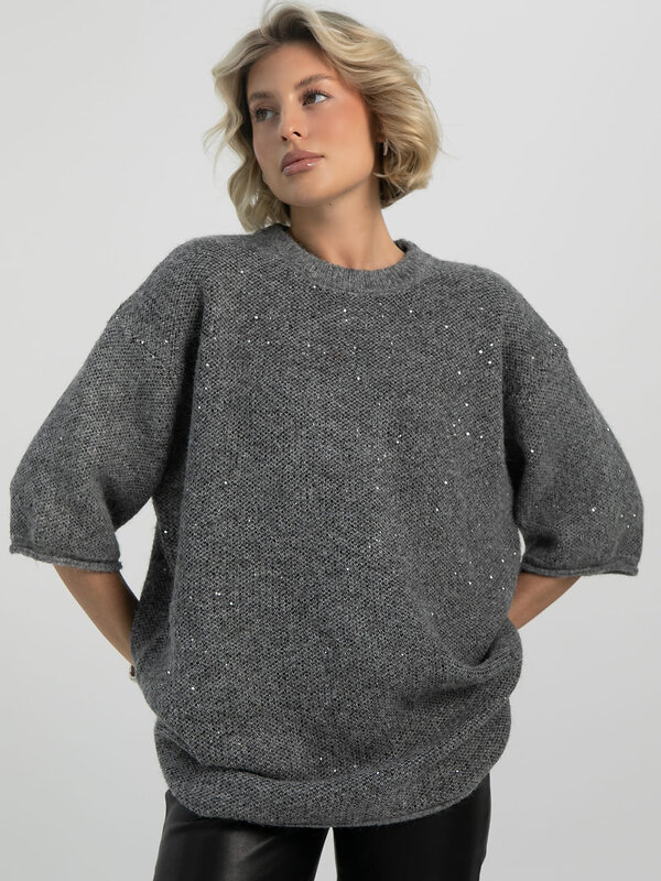 LT Collection Джемпер 612649 Б16504-12М Серый