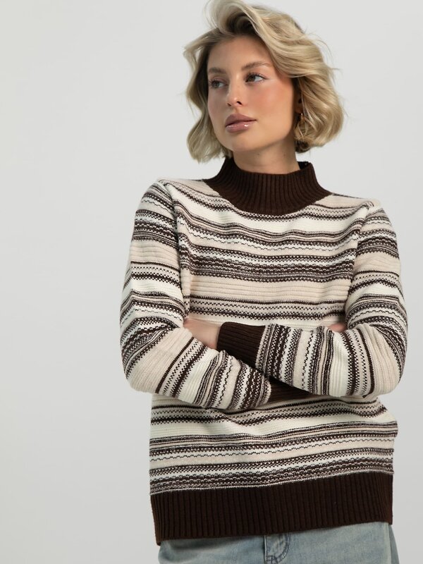 LT Collection Джемпер 612899 Б16498-12М Коричневый