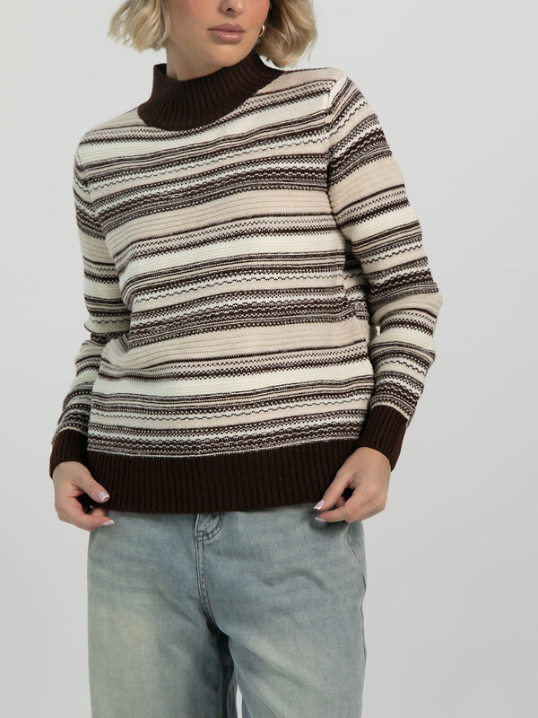 LT Collection Джемпер 612899 Б16498-12М Коричневый