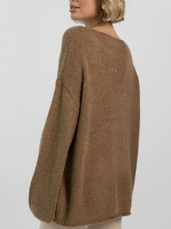 LT Collection Джемпер 612905 Б16548-5М Коричневый