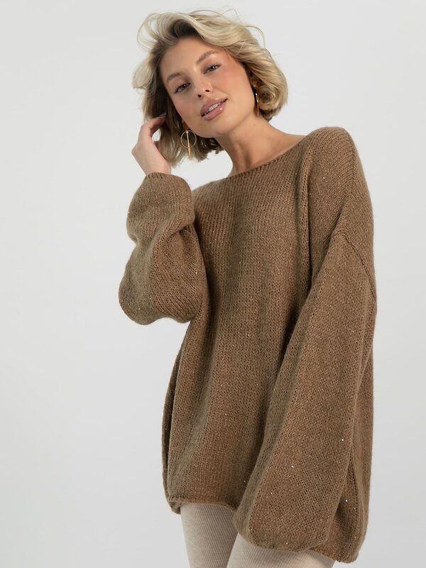 LT Collection Джемпер 612905 Б16548-5М Коричневый