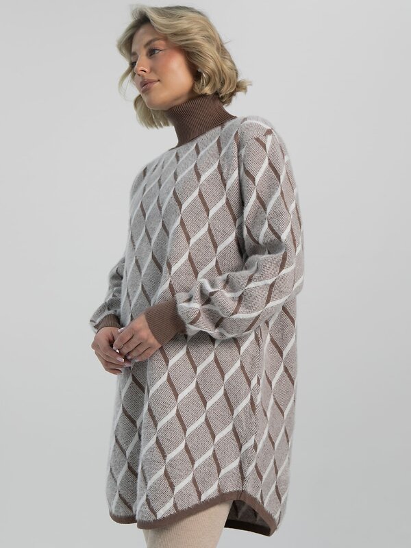 LT Collection Джемпер 612907 Б16551-5М Коричневый