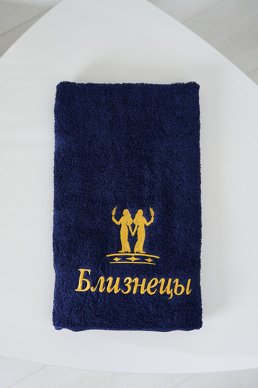 Натали Полотенце 612939 14419 синий+Близнецы