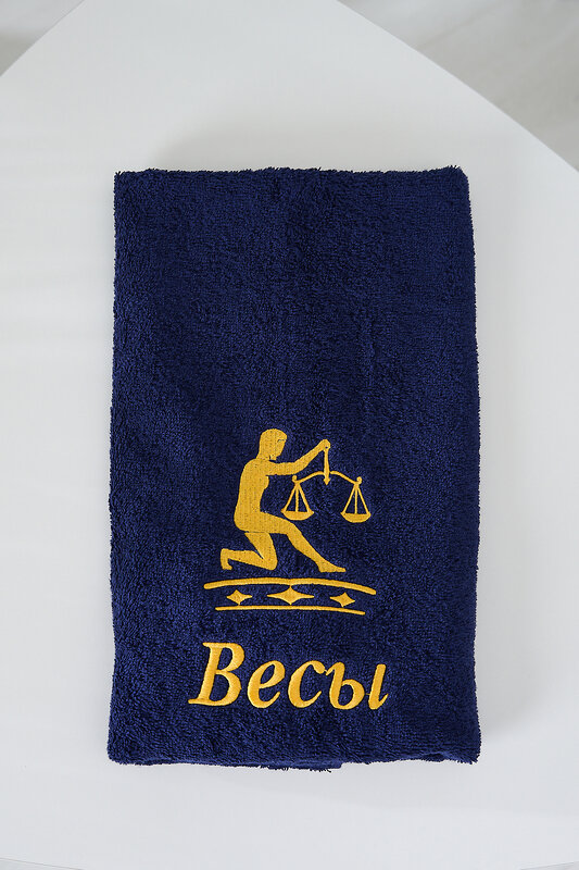 Натали Полотенце 612940 14419 синий+Весы