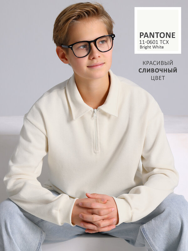 Апрель Джемпер 613263 1ПДДД5256301 сливки