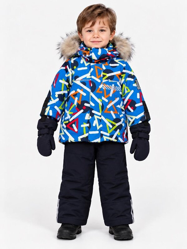 BATIK Комплект 613285 0336-27з-8 Треугольники голубой/синий