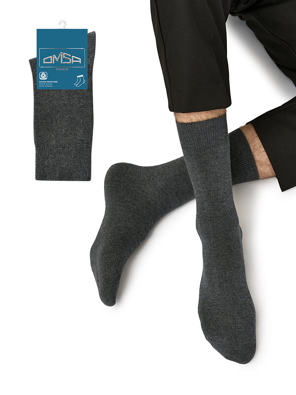 Omsa Носки 613361 OMSA COMFORT 311, WO+PC Grigio Scuro (Серый)