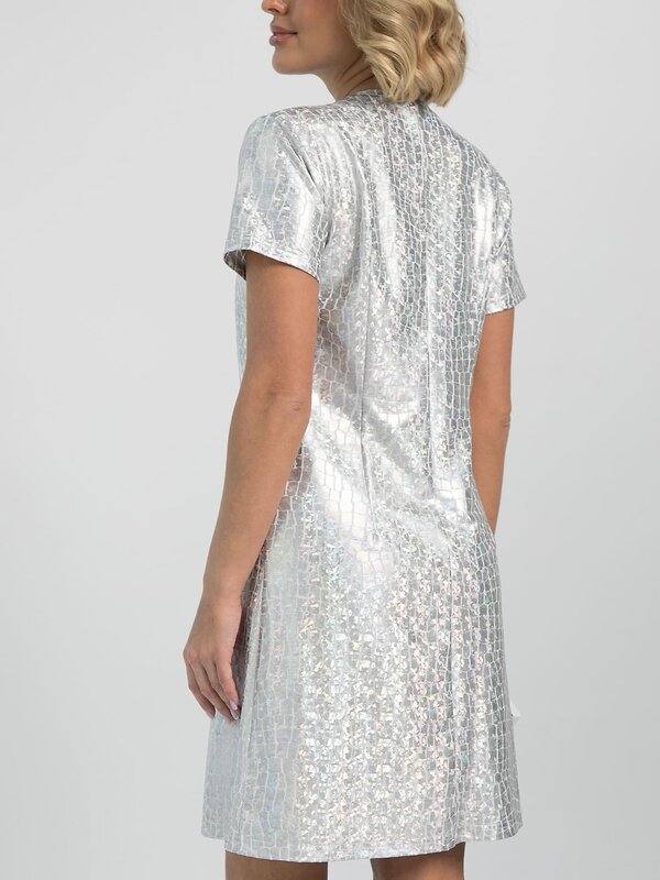 LT Collection Платье 613369 П16353-9М Серебро