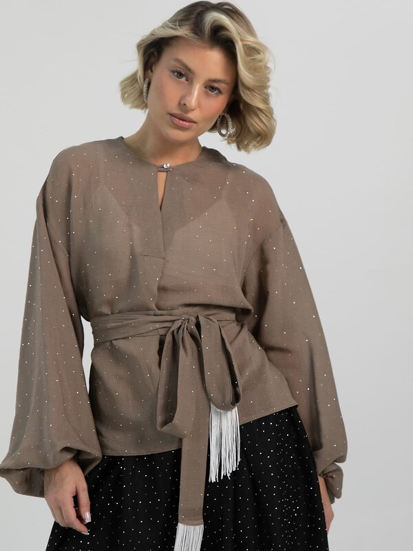 LT Collection Блуза 613372 Б16458-39М Бежевый