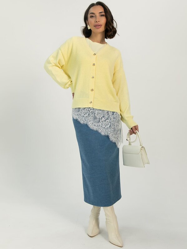 LT Collection Юбка 613379 Ю16519-16М Голубой